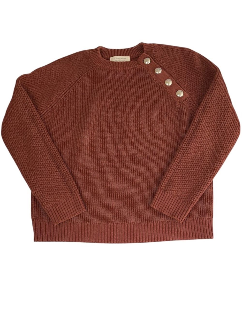 La Maille SEZANE Gary Jumper Sweater Caramel XS - Picture 10 of 12